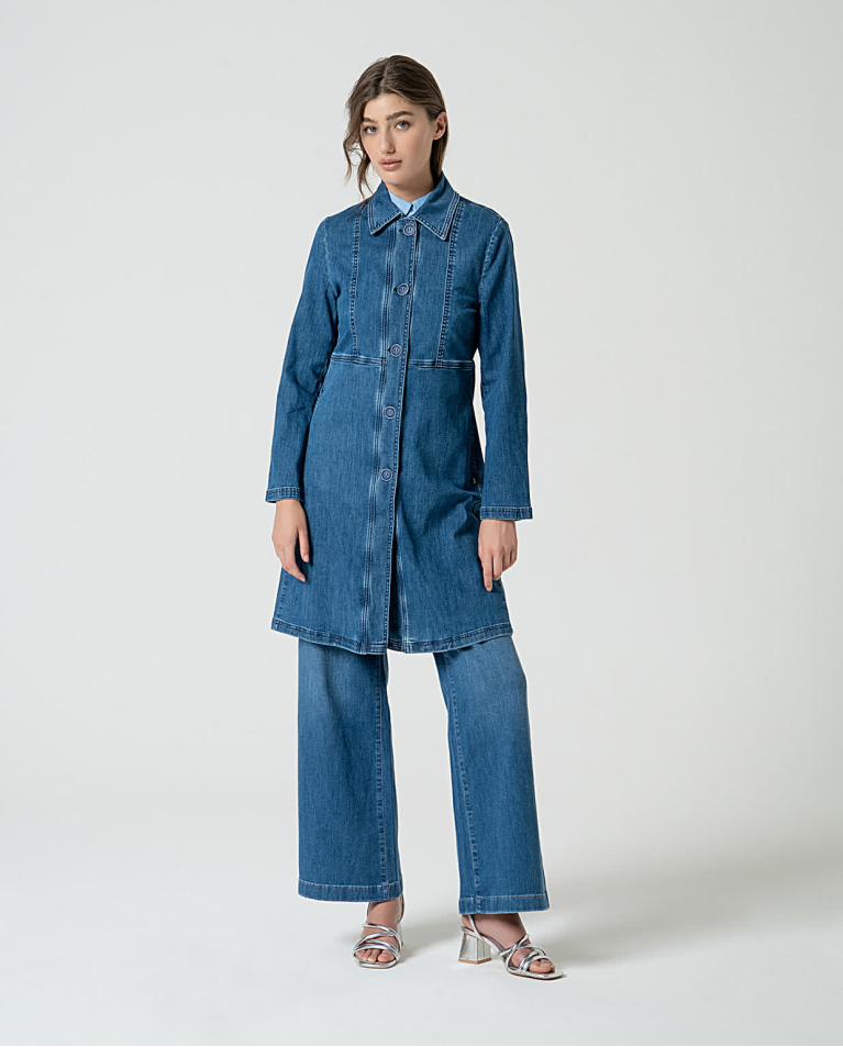 Surkana Mantel denim