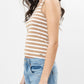 Herrlicher Top Casita Jersey Stripe